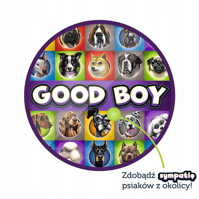 GOOD BOY Rodzinna Gra Planszowa PIESKI Psy 6+ Trefl 02288_2