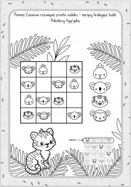 Moje Sudoku Gry Logiczne Dla Dzieci Sabina Grabias 5+ Skrzat_3