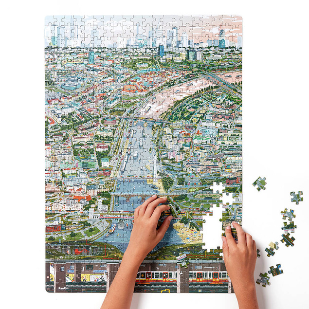 Puzzle 500 Układanka PuzzLove Miasto WARSZAWA Stolica Widok 9+ CzuCzu_3