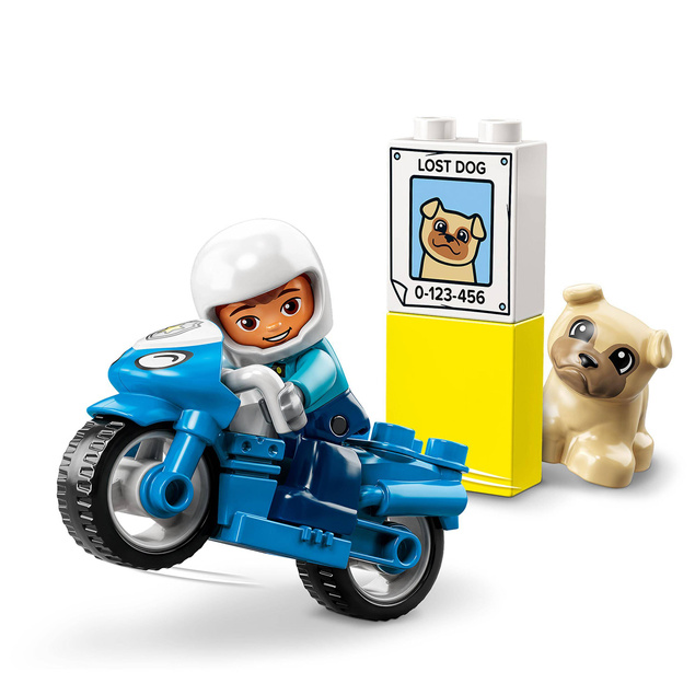 LEGO Duplo Motocykl Policyjny 5 el. 2+ 10967_2