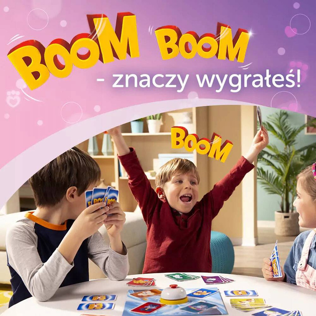 Boom Boom KOCI DOMEK GABI Gra Planszowa Rodzinna 6+ Trefl 02548_3