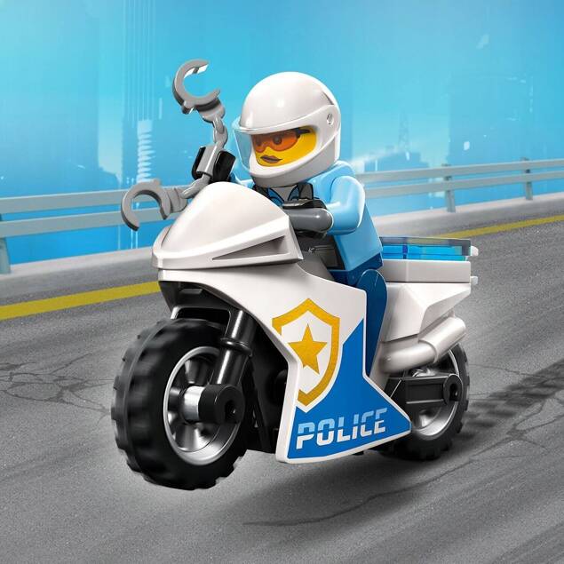 LEGO City Motocykl Policyjny – Pościg Za Samochodem 59 el. 5+ 60392_4