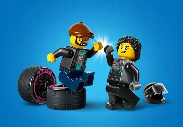 LEGO City Samochód Wyścigowy i Laweta 328el. 6+ 60406_4