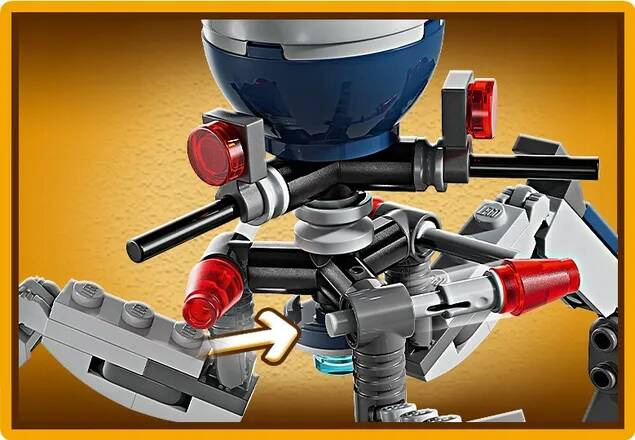 LEGO Star Wars Zestaw Bitewny Z Żołnierzem Droidem Bojowym 215el. 7+ 75372_5