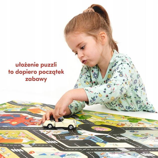 Duuuże Puzzle Droga Dla Pojazdów Miasto 35el. CzuCzu_3