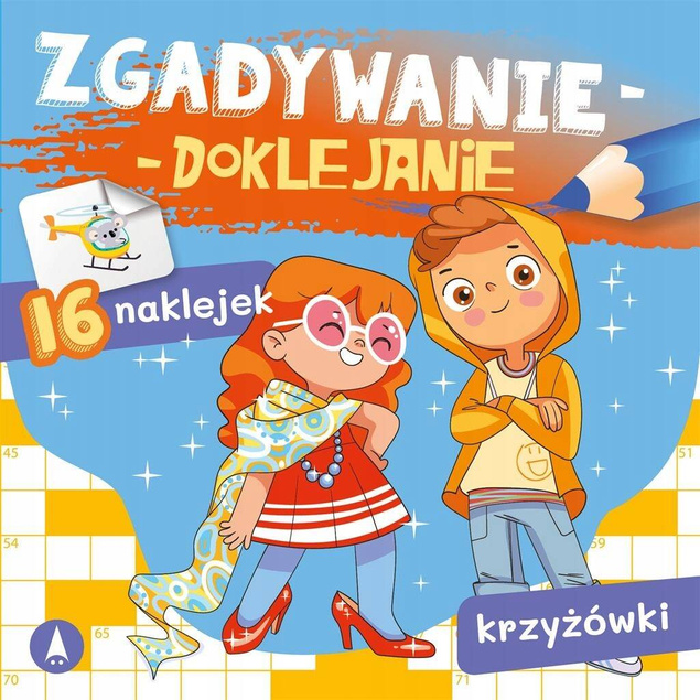 Zgadywanie Doklejanie Krzyżówki 16 Naklejek Sabina Grabias 5+ Skrzat_1