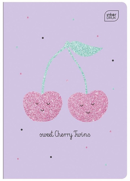 4x Zeszyt A5 16 Kartek Trzy Linia Z BROKATEM Dla Dziewczynki Interdruk_4