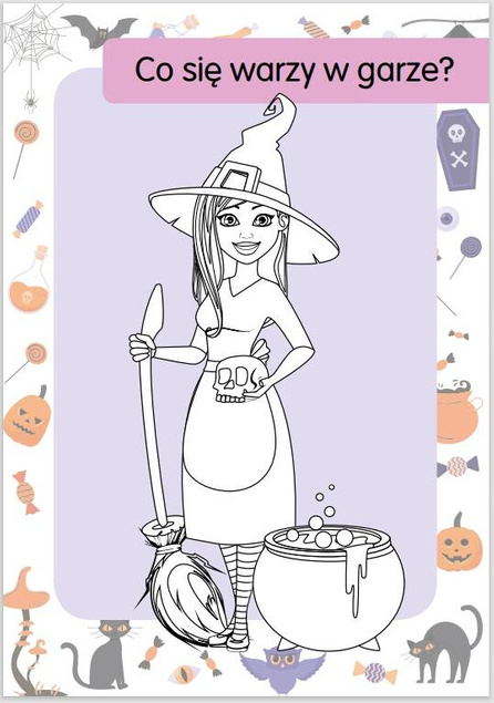 Kolorowanka z tatuażami. Halloween_2