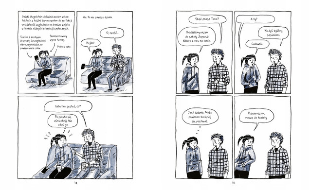 Inna scena z komiksu