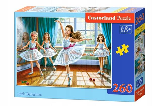 Puzzle 260 Układanka Dla Dziewczynki BALETNICA Balet Taniec 8+ Castor_2