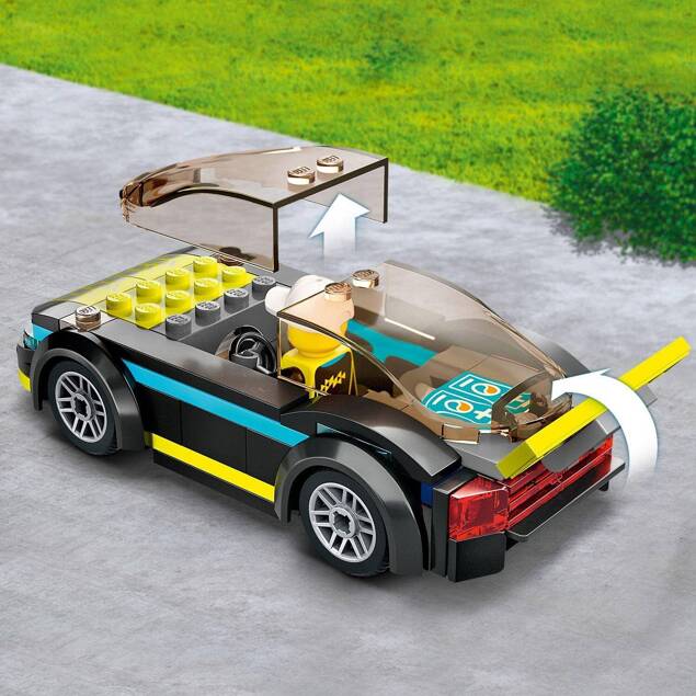 LEGO City Elektryczny Samochód Sportowy 95el. 5+ 60383_4
