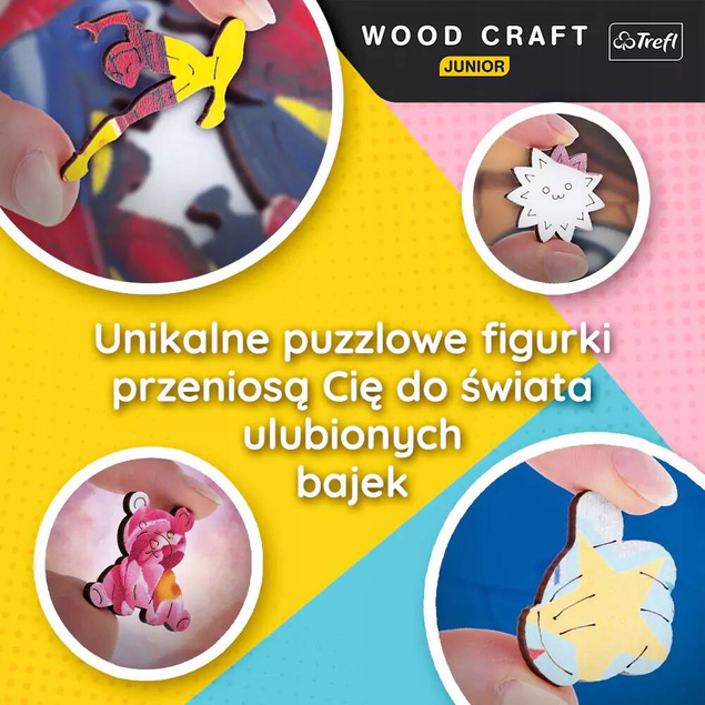 Puzzle DREWNIANE 50 Układanka TREFLIKI Wesoła Rodzina Treflików 5+ Trefl_2