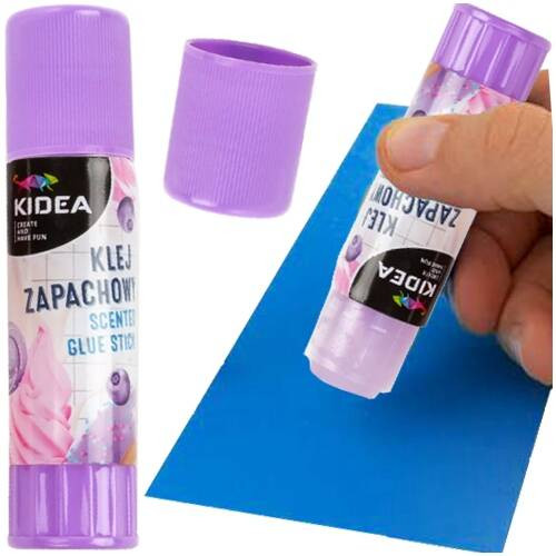 3x Klej W Sztyfcie Kidea Zapachowy Szkolny 15g Mocny Trwały Kolorowy_2