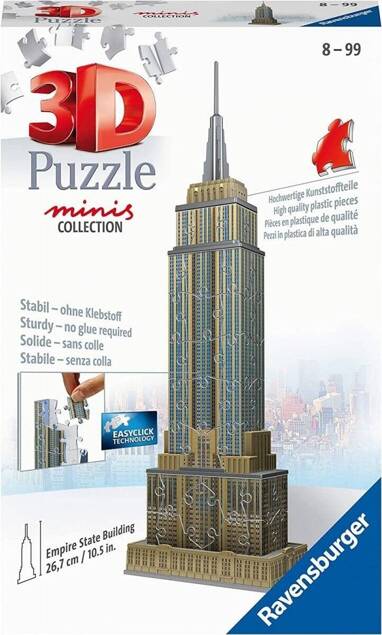 Puzzle 3D 54 Układanka Empire State Building Nowy Jork 8+ Ravensburger_3