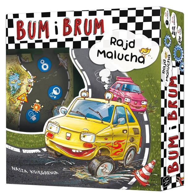 Puzzlogra Bum i Brum Rajd Malucha