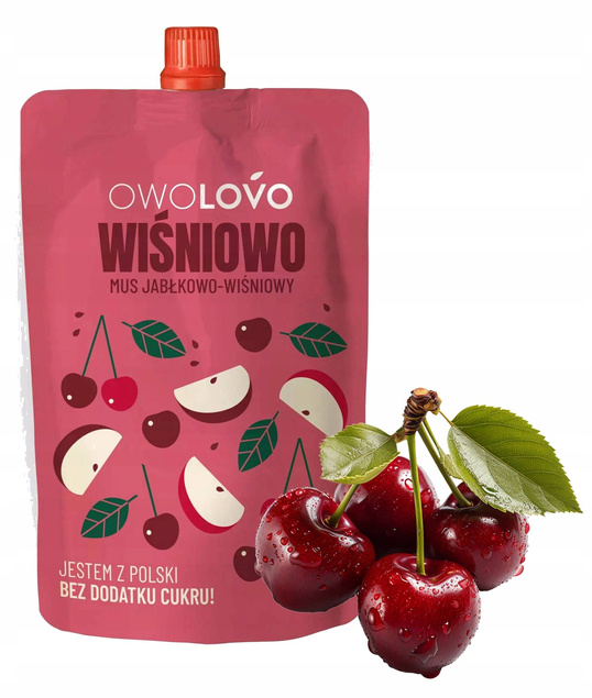 OwoLovo MUS OWOCOWY Dla Dzieci MIX 6 RÓŻNYCH SMAKÓW Bez Cukru 6x 200g_2