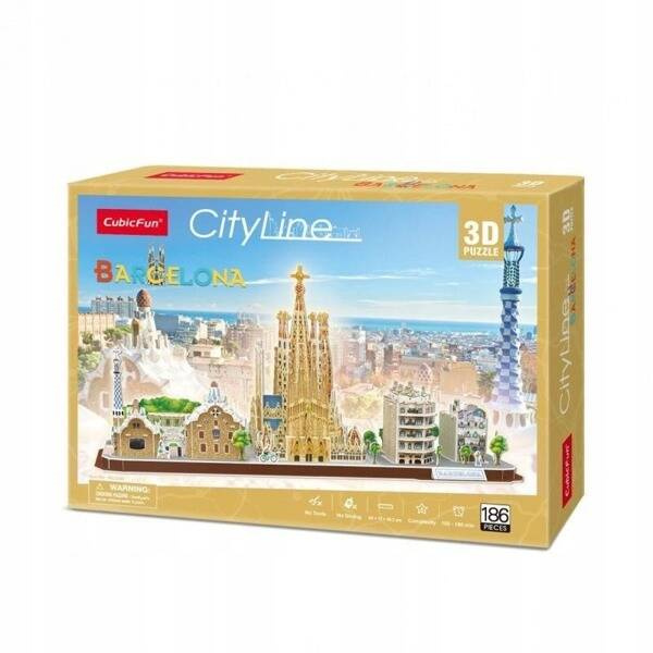 Puzzle 3D City Line Barcelona_1