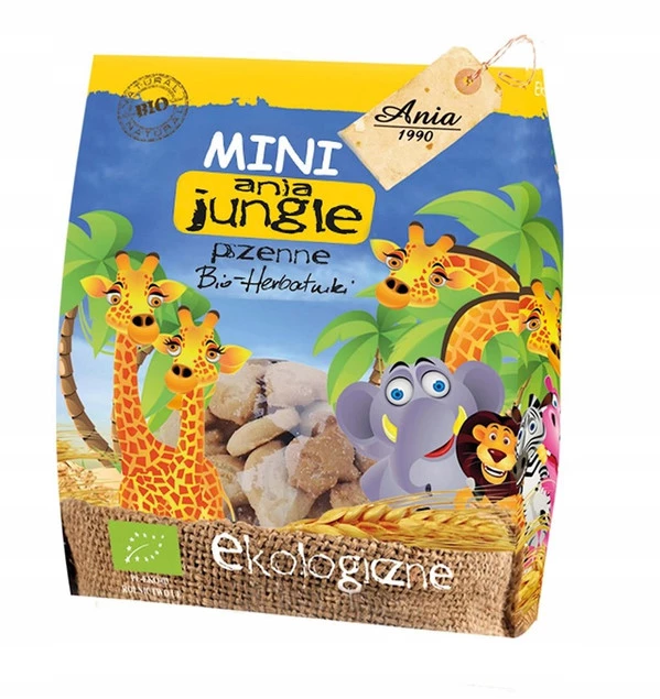 Herbatniki Pszenne Mini Jungle BIO