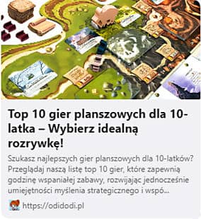 Top 10 gier planszowych dla 10 latka