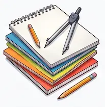 Bloki i papier do szkoły i prac plastycznych