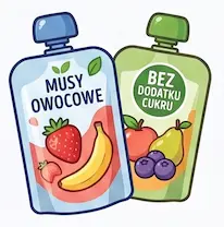 Musy owocowe bez dodatku cukru