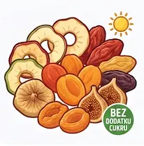 Suszone owoce bez dodatku cukru