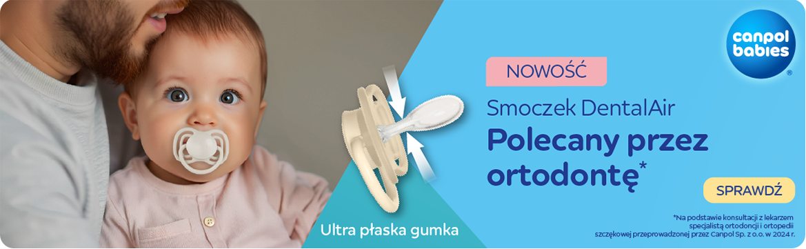 CANPOL BABIES Smoczek Silikonowy DentalAir
