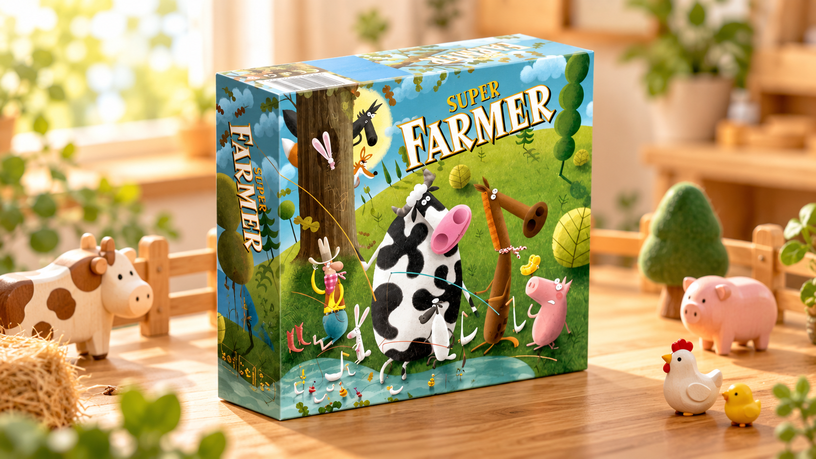 Przegląd gry planszowej Super Farmer Deluxe