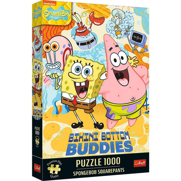PUZZLE 1000 SPONGEBOB KANCIASTOPORTY TREFL