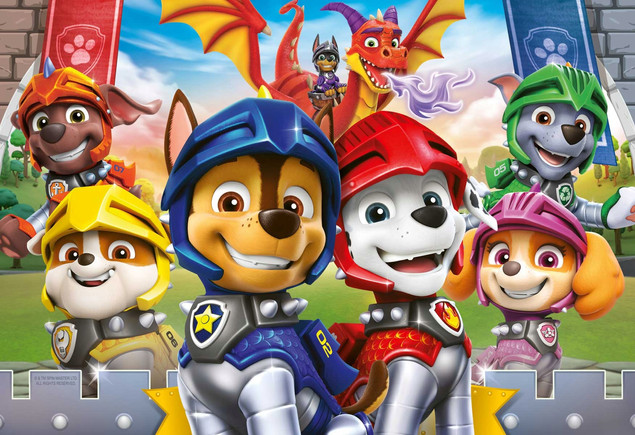 Puzzle 35 Psi Patrol Rycerze Ravensburger