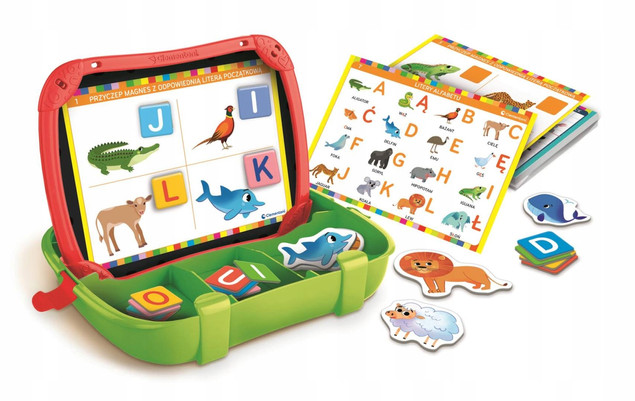 ALFABET Walizeczka Edukacyjna Magnetyczna dla Dzieci 3-5 lat