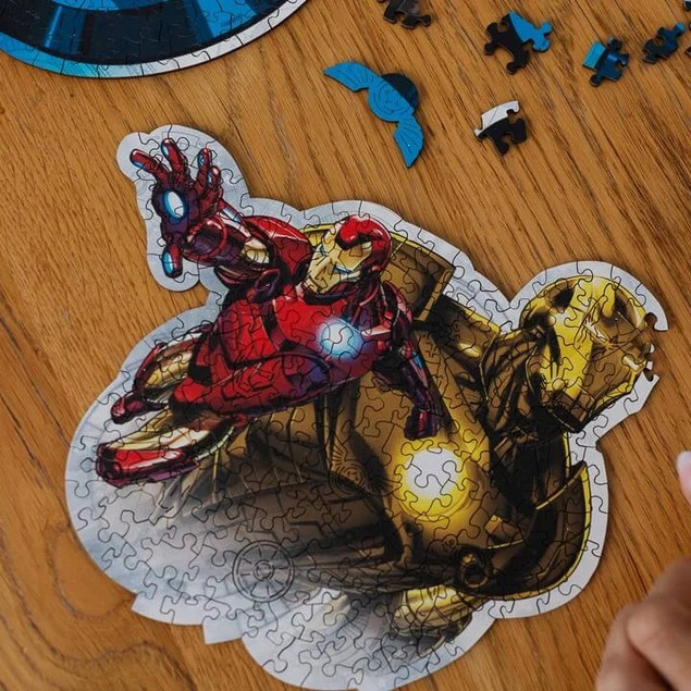 Puzzle Trefl 160 elementów Puzzle Drewniane 160 Trefl Odważny Iron Man