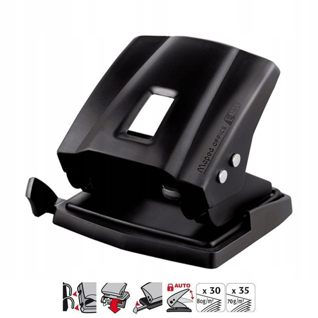 Dziurkacz Do Papieru Biurkowy Biurowy Maped Essentals Metal Do 35 Kartek