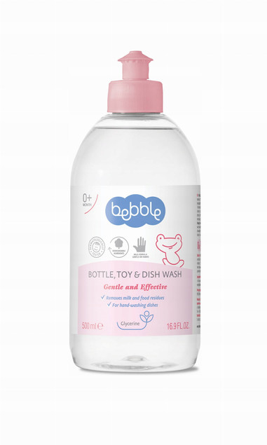 Zestaw Bebble: płyn 500ml i suszarka do butelek i smoczków