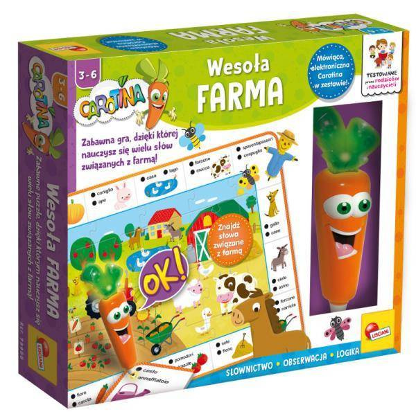 Carotina mówiąca Wesoła Farma gra edukacyjna 79988
