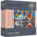 Puzzle 1000el drewniane - Kolorowe balony 20143 Trefl