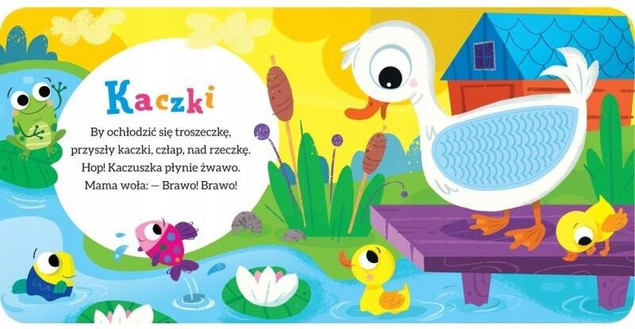 Książeczka sensoryczna Baw się i dotknij Na wsi