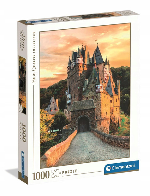 Puzzle 1000 el. HQ Clementoni Golden Hour Zamek Eltz