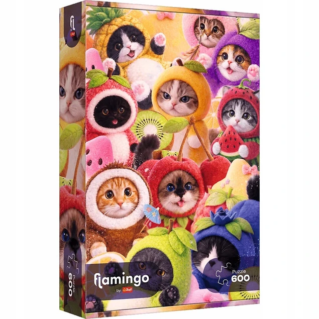Puzzle Trefl 600 el. Owocowe Kotki