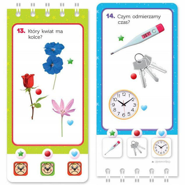 Magiczny quiz z kotkiem. Dotknij i sprawdź! 3+