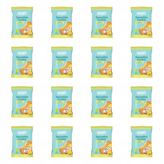 Frank & Oli Ciastko Smoothie Kokos Ananas Mango 50g X16