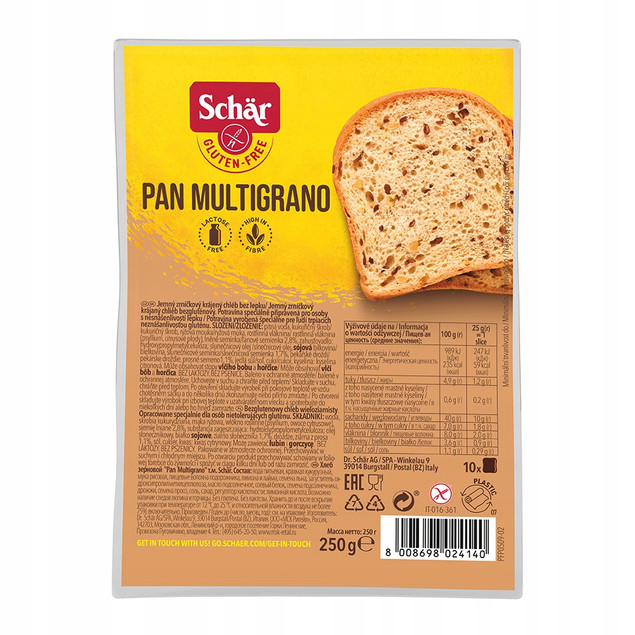 Chleb Schar Pan Multigrano bezglutenowy 250 g