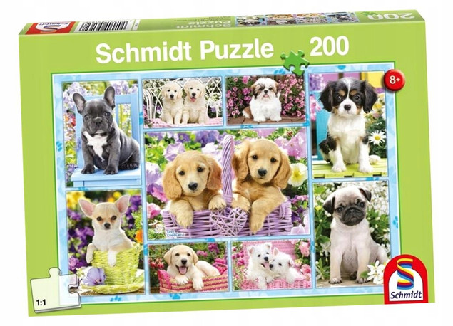 Puzzle 200 Szczeniaczki G3 Schmidt Spiele