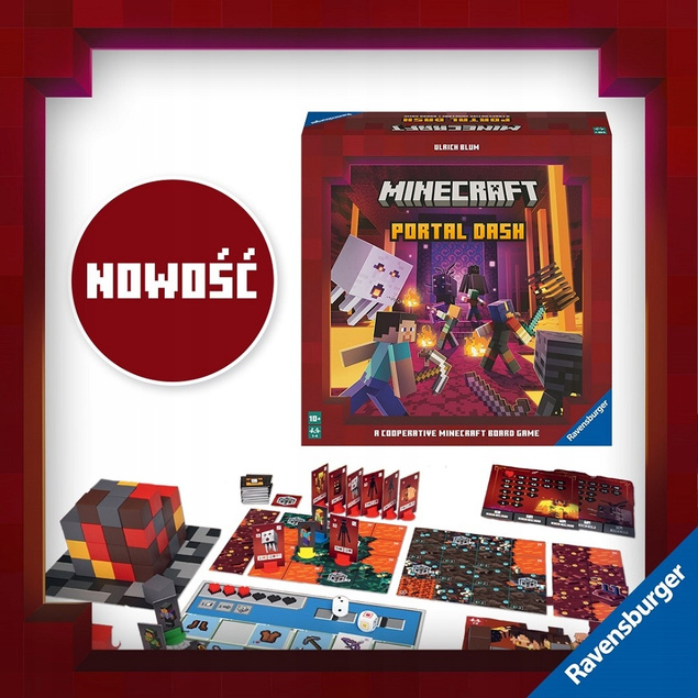 Minecraft Gra planszowa Portal Dash Ravensburger