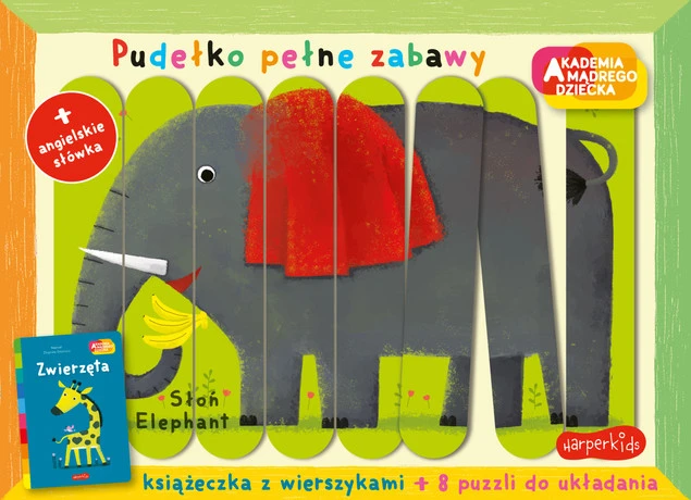 Zwierzęta Akademia mądrego dziecka Pudełko pełne zabawy Zbigniew Dmitroca