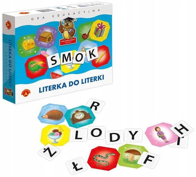 Literka Do Literki Gra Edukacyjna Dla Dzieci Wyrazy 5+ Alexander 0373