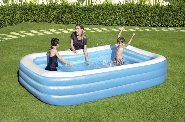 BASEN DMUCHANY RODZINNY PROSTOKĄTNY 305x183x56 BESTWAY 54009