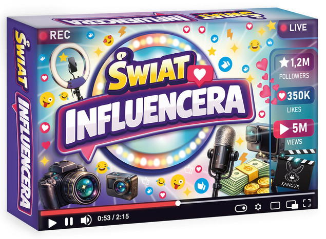 Gra planszowa Świat Influencera 12+ – Kangur