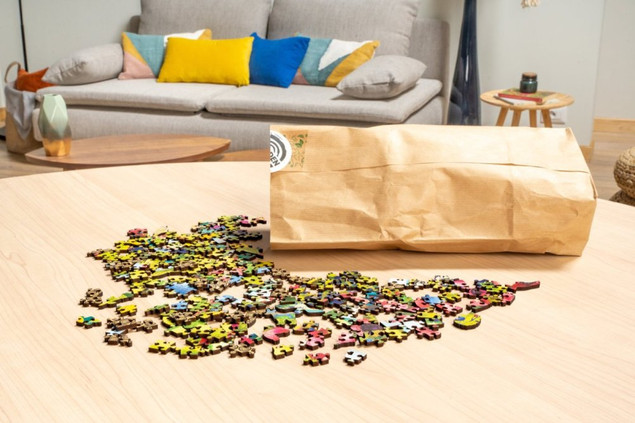 Ravensburger - Drewniane puzzle - Kolorowy świat morza 500