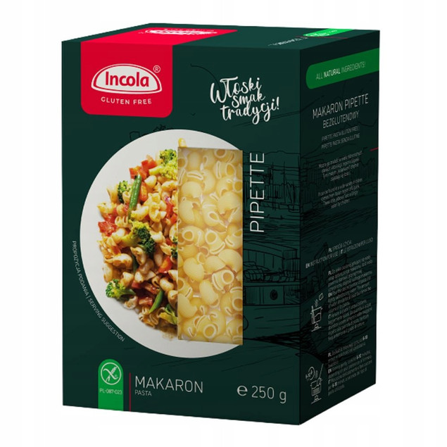 Incola Makaron Pipette bezglutenowy 200 g